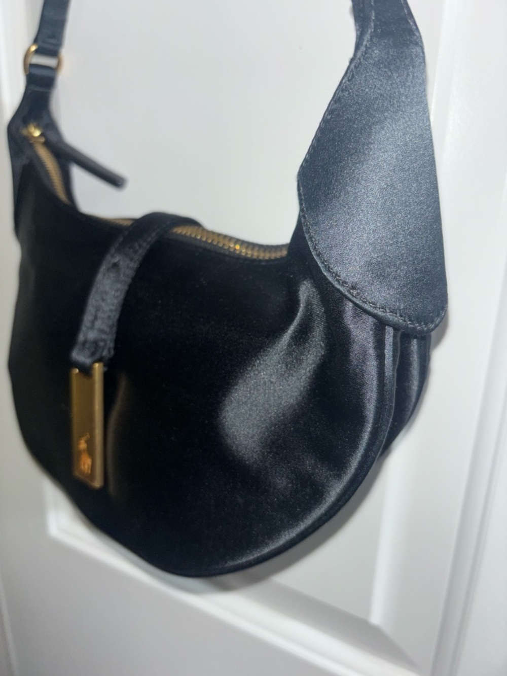 Polo ID satin mini shoulder bag - Picture 4 of 6